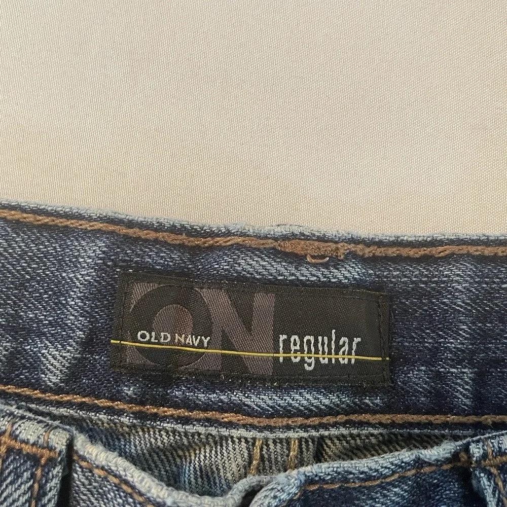 Old Navy Denim Jeans Boys 8 Slim Blue Regular Fit 100% Cotton Adjustable Waist